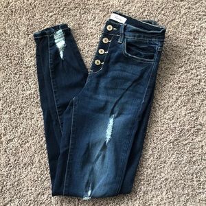 Kancan button fly jeans